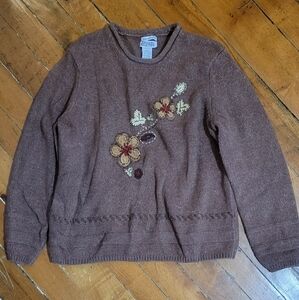 Northern Reflections Hand Embroidered Sweater